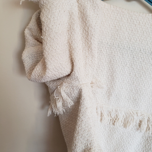 Joie Porcelain Jacoba Fringe Jacket Size Small - Picture 9 of 12